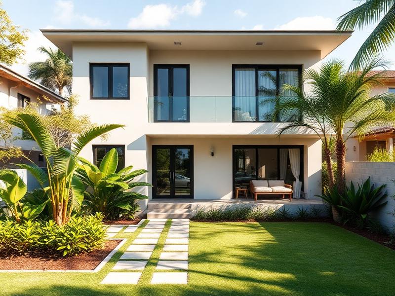 Casa Moderna com Jardim